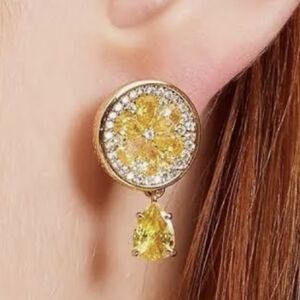 NWT Kate Spade Lemon drop Earrings 💎🍋💎